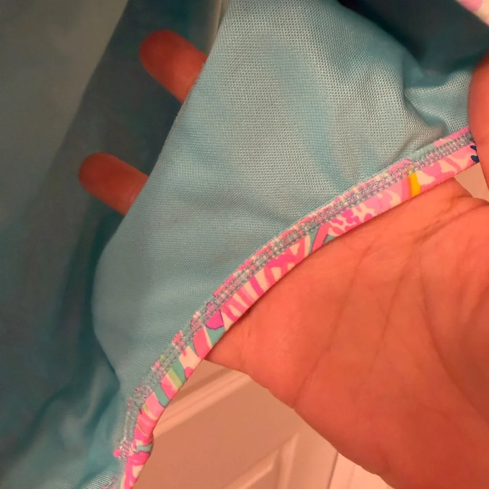 Lilly Pulitzer Bandeau Strapless Swimsuit with Halter Strap 14 - Picture 2 of 5